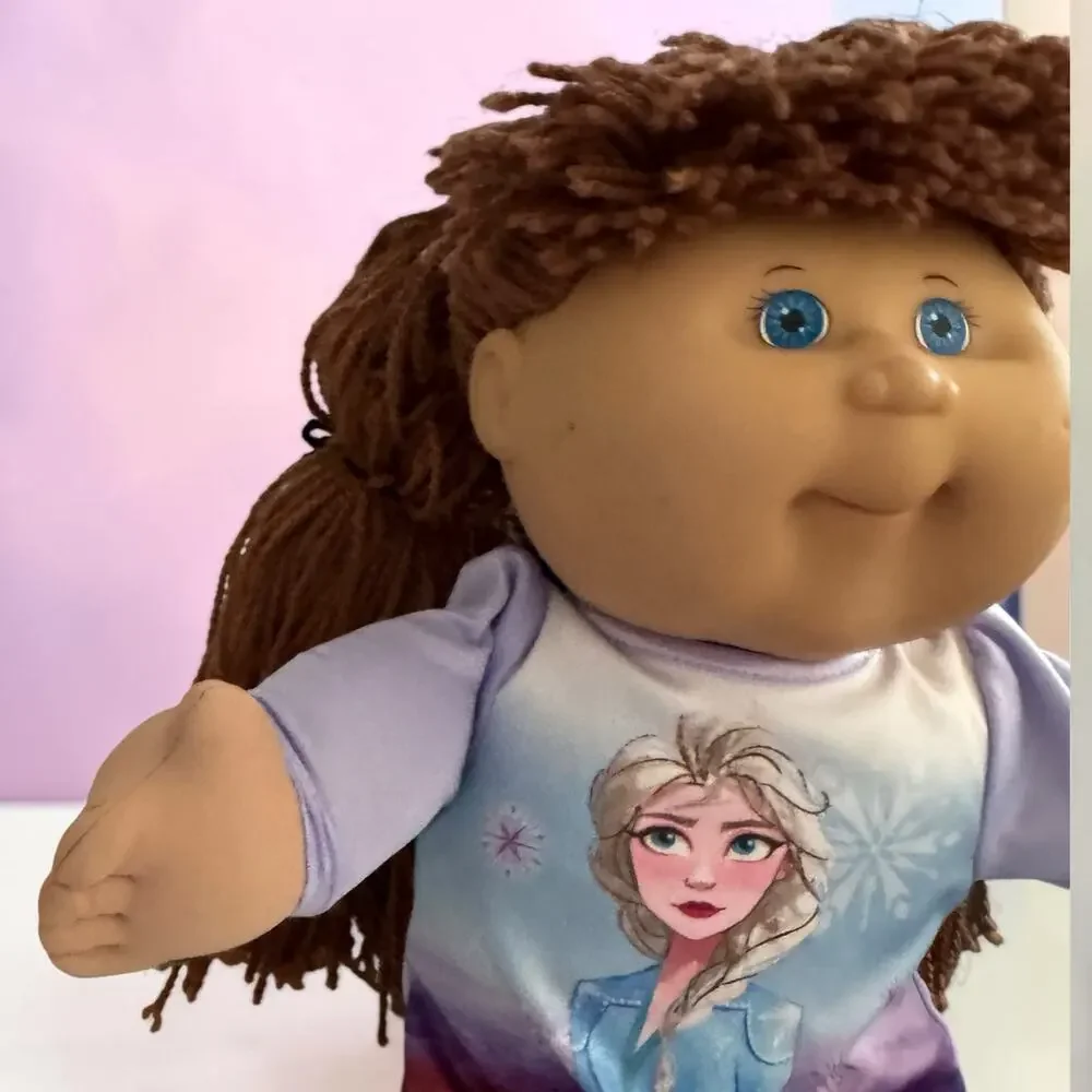 Vintage 2004 Cabbage Patch Kid Play Along PA-2 18 Inch Doll Brown Pigtails